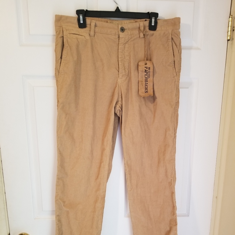 Paperback's Corduroy Pants NWT 36W 34L Bayville